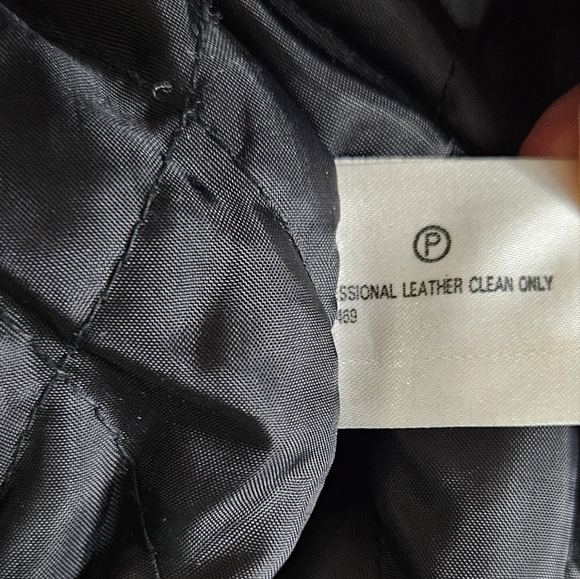 Basic Equipment 100% Leather Vintage Black Jacket - Picture 8 of 9